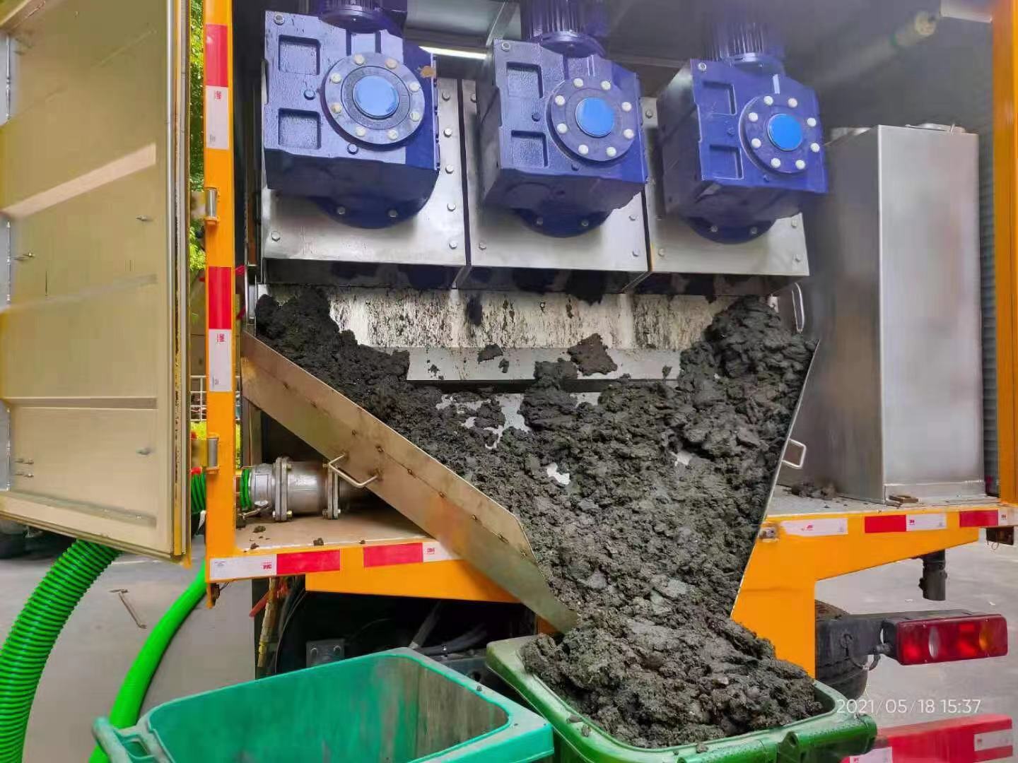 武乡化粪池清掏城市维护站-泥浆净化干湿分离处理